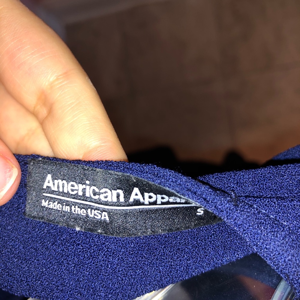 American Apparel Navy Blue Simple dress